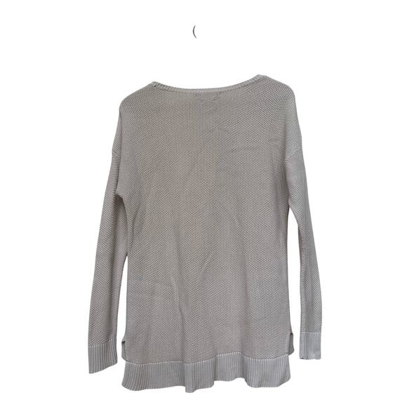 Lauren Ralph Lauren Cream Knit Cotton Sweater Women’s Medium - Picture 3 of 4